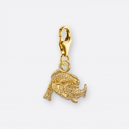 Fische Charm, Anhänger klein, 585er Gold 20 Fische Charm mit Anhängerklein, Gold, Seite