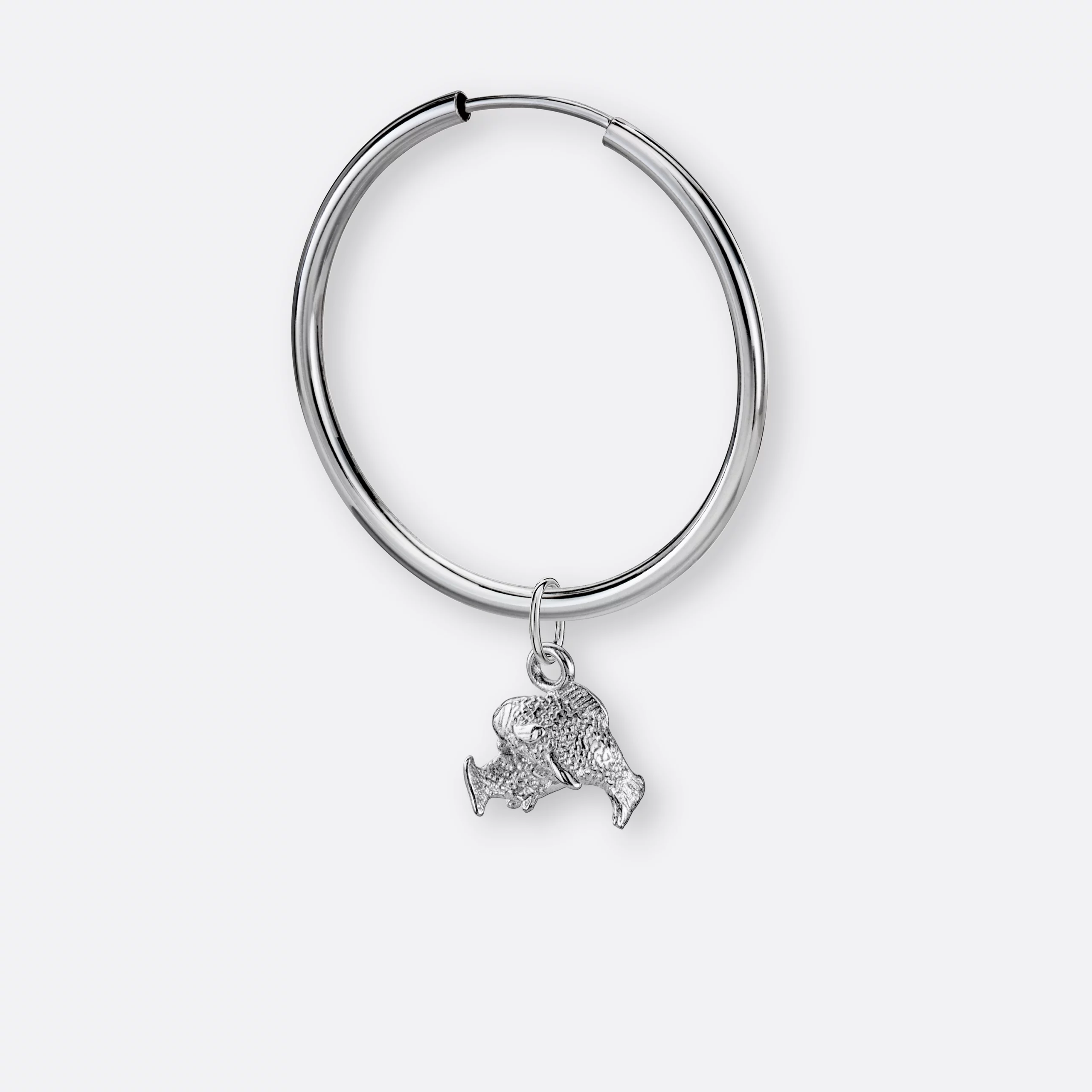 Fische Ohrring, Anhänger klein, 925er Silber 3 Fische Ohrring groß mit Sternzeichen Anhänger klein, Silber, Hinten