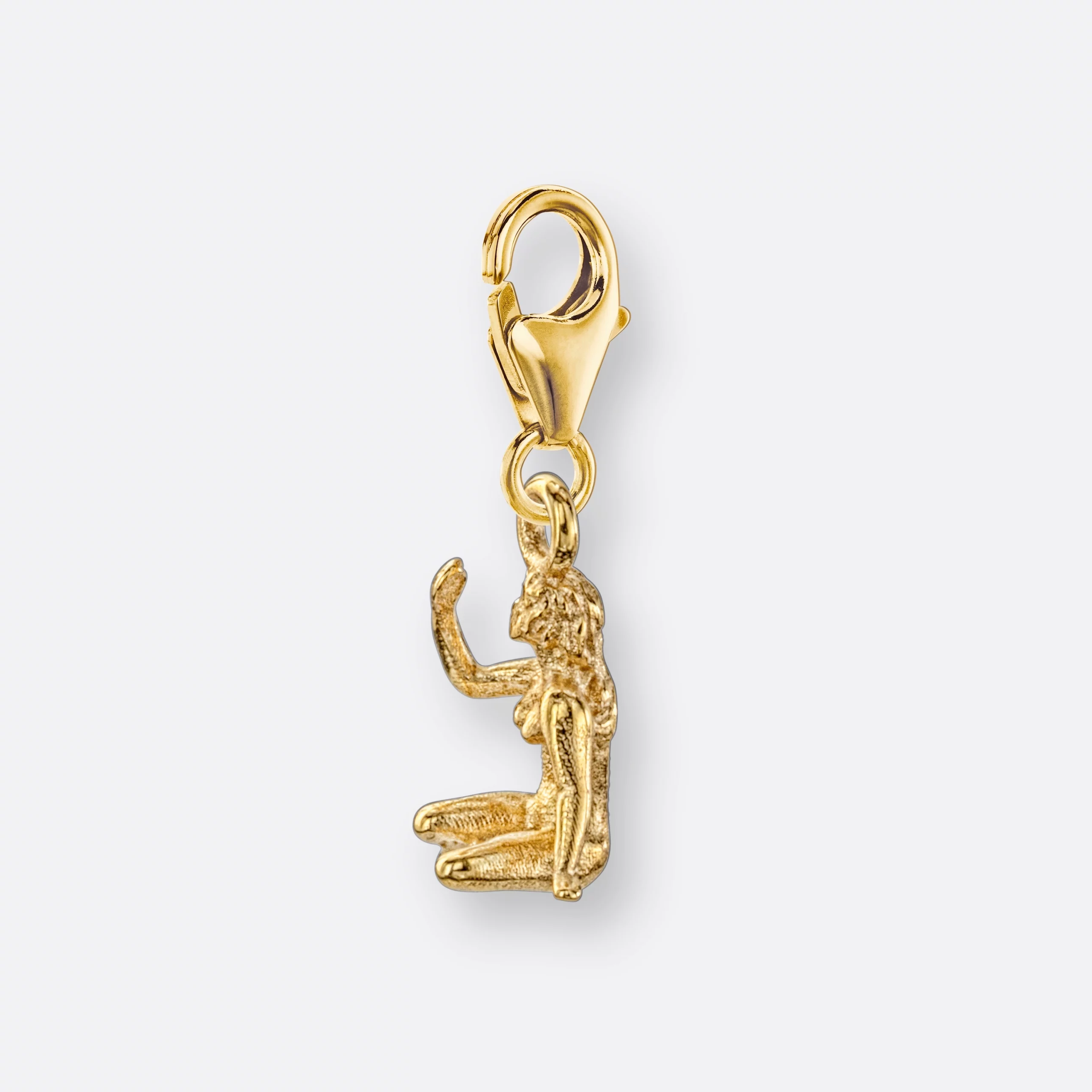 Jungfrau Charm, Anhänger klein, 585er Gold 3 Jungfrau Charm mit Sternzeichen Anhänger klein, Gold, Seite