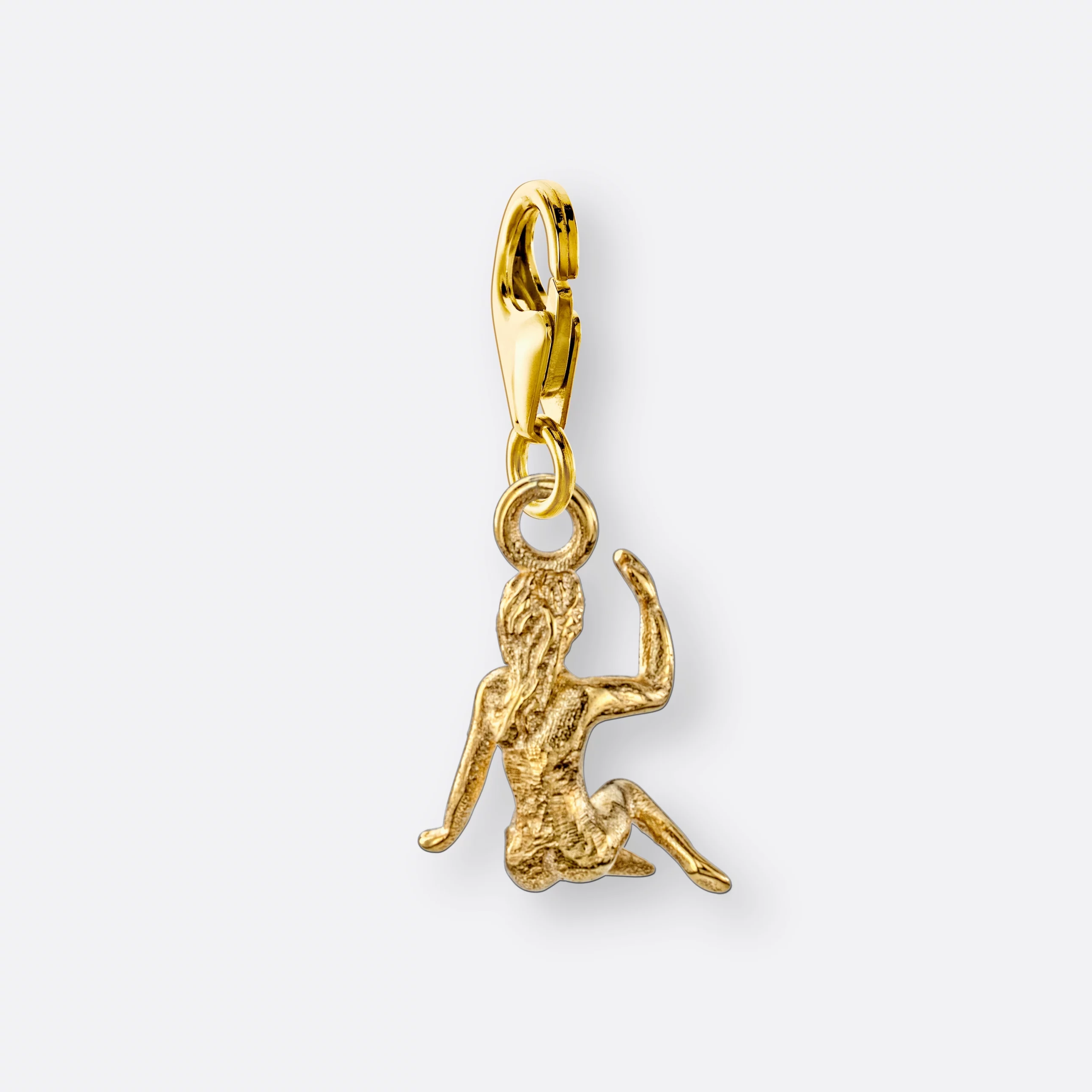 Jungfrau Charm, Anhänger klein, 585er Gold 2 Jungfrau-Charm mit Anhänger klein, Gold, Hinten