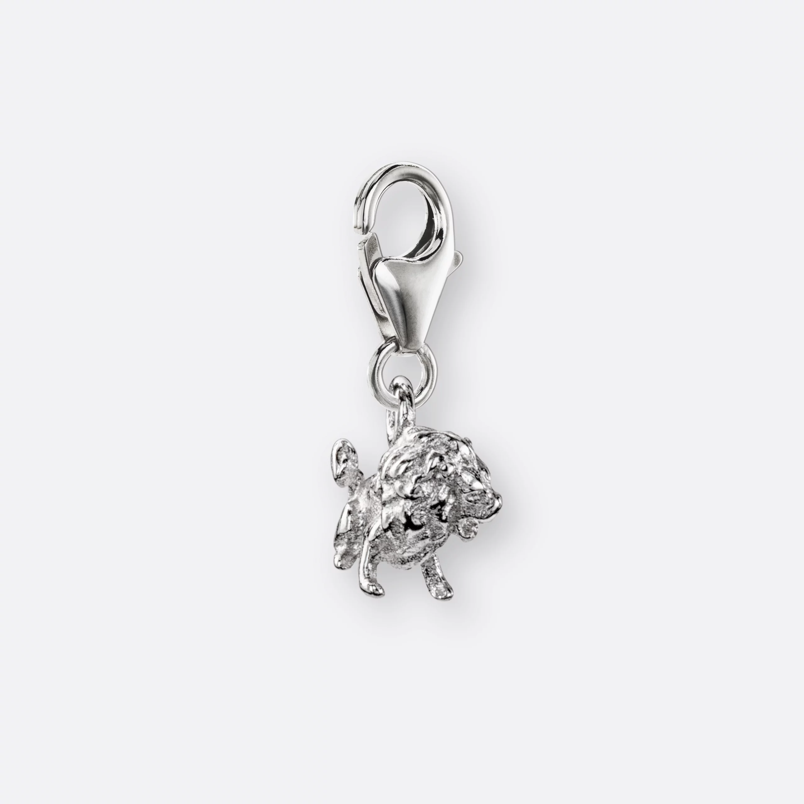 Löwe Charm, Anhänger klein, 925er Silber 2 Löwe Charm mit Sternzeichen-Anhänger klein, Silber, Variante