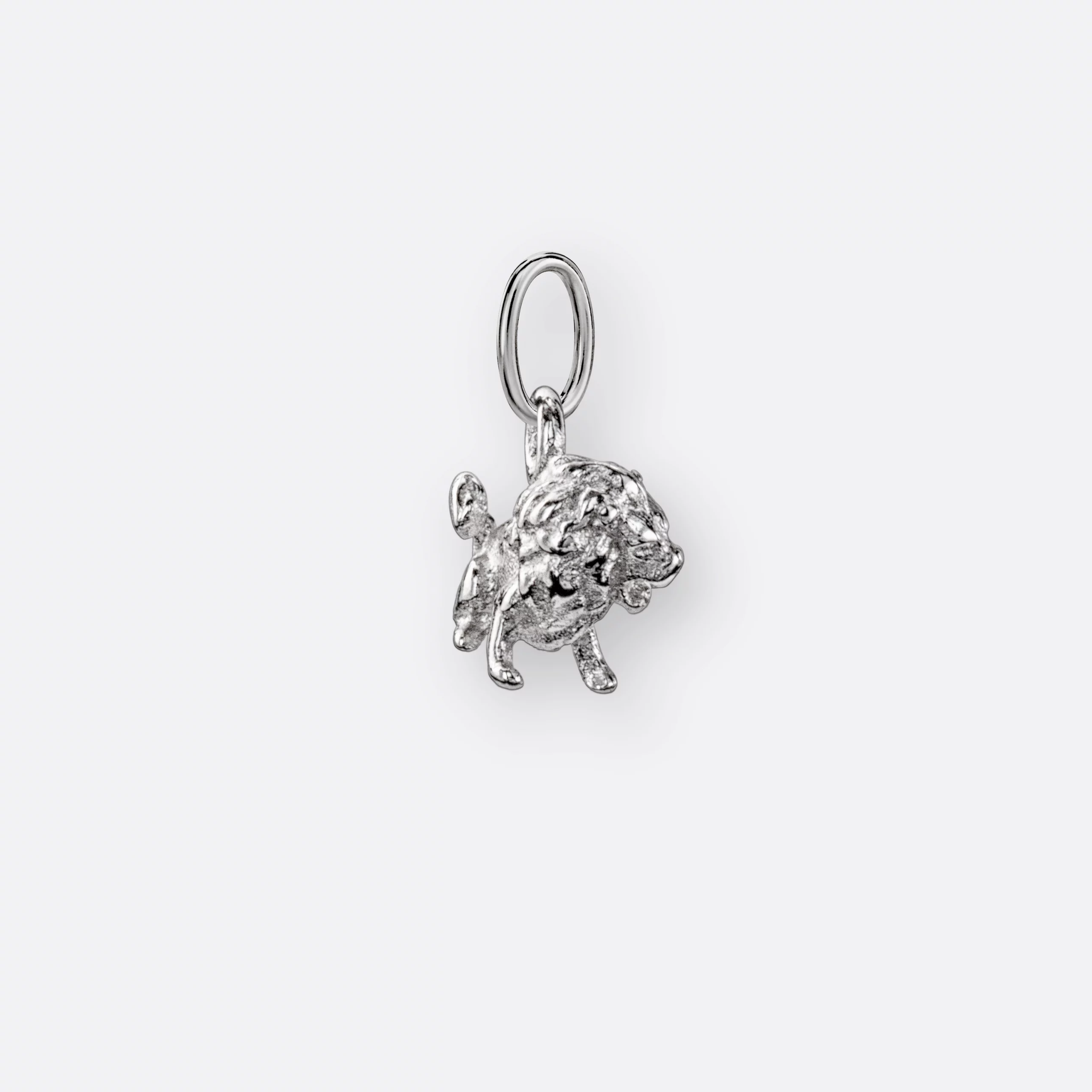 Löwe Anhänger klein, 925er Silber 3 Löwe Sternzeichen Anhänger, klein, Silber, Variante