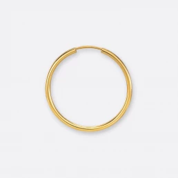 Ohrring-Creole groß, 585er Gold 11 30mm Ohrring-Creole in 585/- Gold