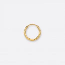 Ohrring-Creole klein, 585er Gold 9 15mm Ohrring-Creole in 585/- Gold