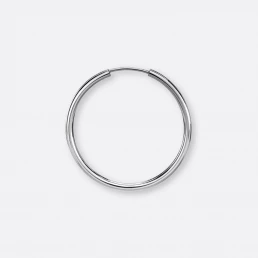 Sternzeichen-Ohrring groß, 925er Silber 10 30mm Ohrring, Creole in Silber