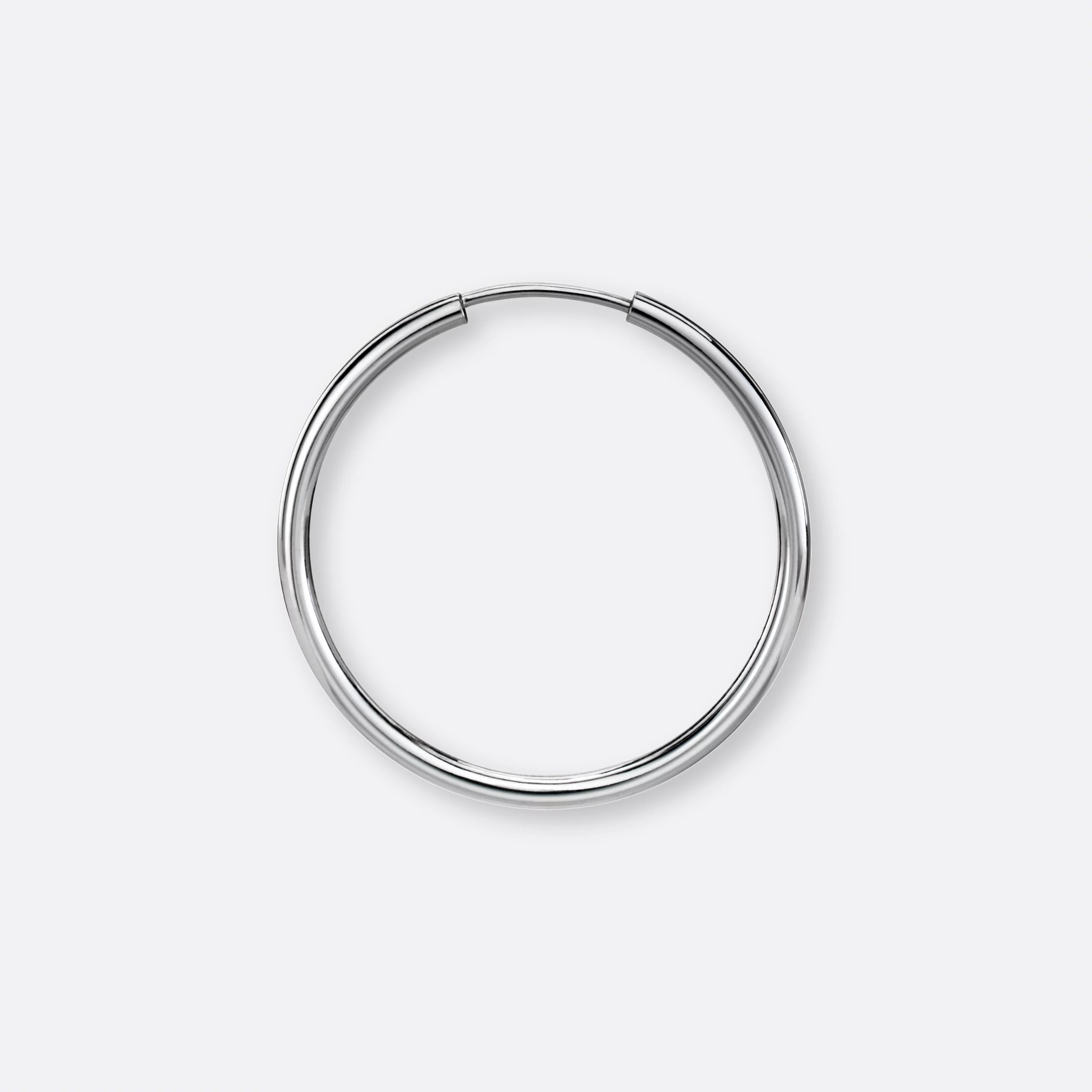 Sternzeichen-Ohrring groß, 925er Silber 6 30mm Ohrring, Creole in Silber