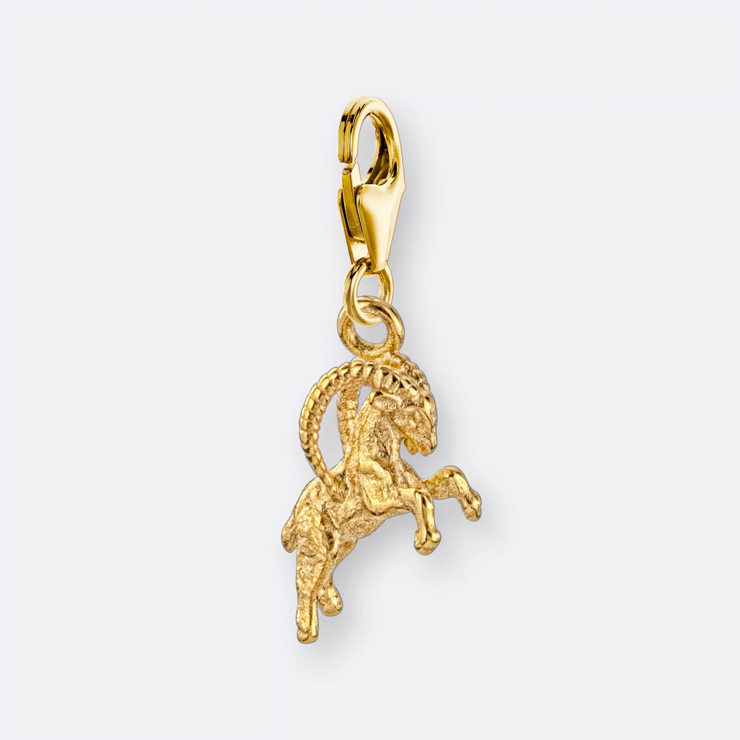 Steinbock Charm, Anhänger klein, 585er Gold 6 Steinbock Charm mit Anhänger klein, Gold, Variante