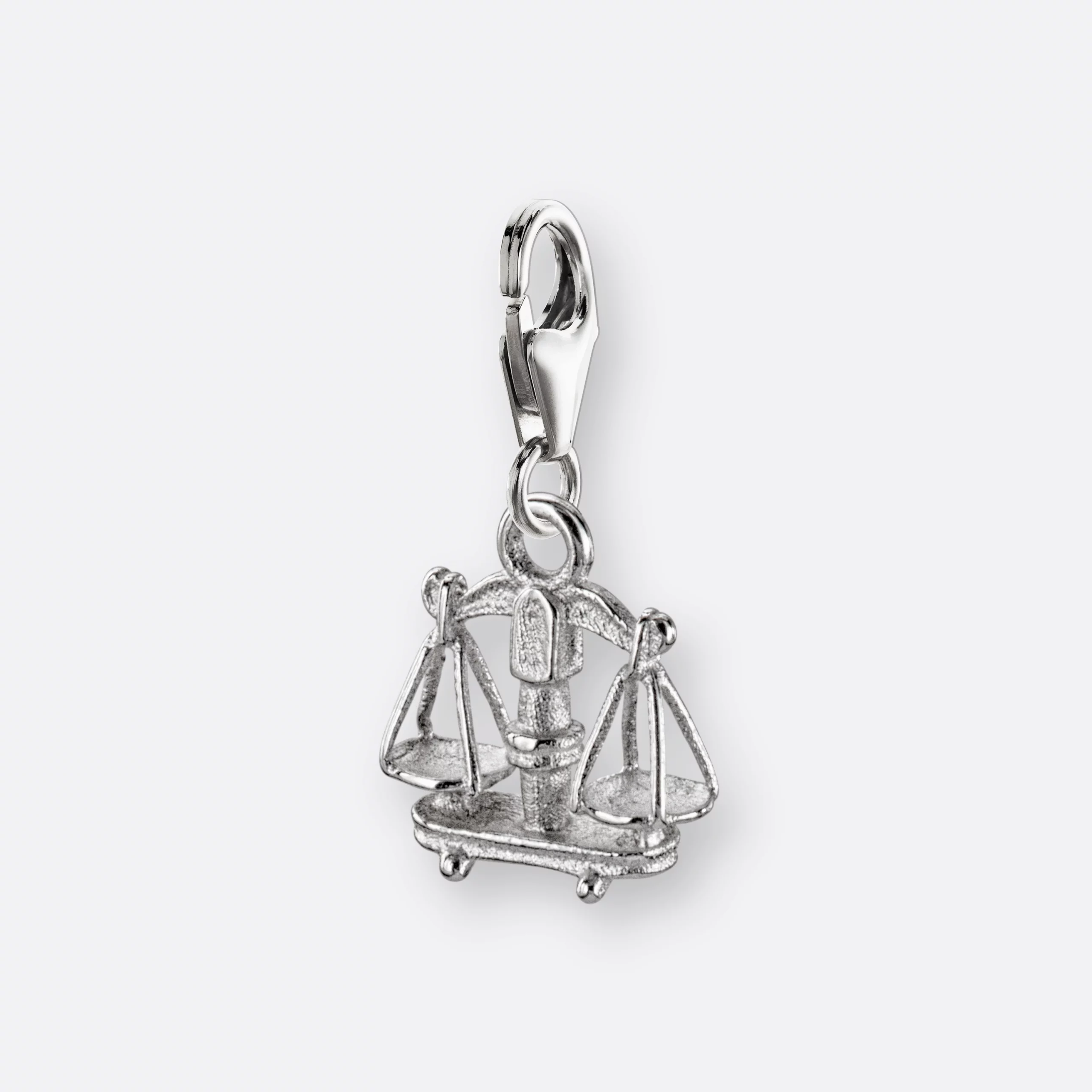 Waage Charm, Anhänger klein, 925er Silber 13 Waage Charm mit Anhänger klein, Silber, Variante