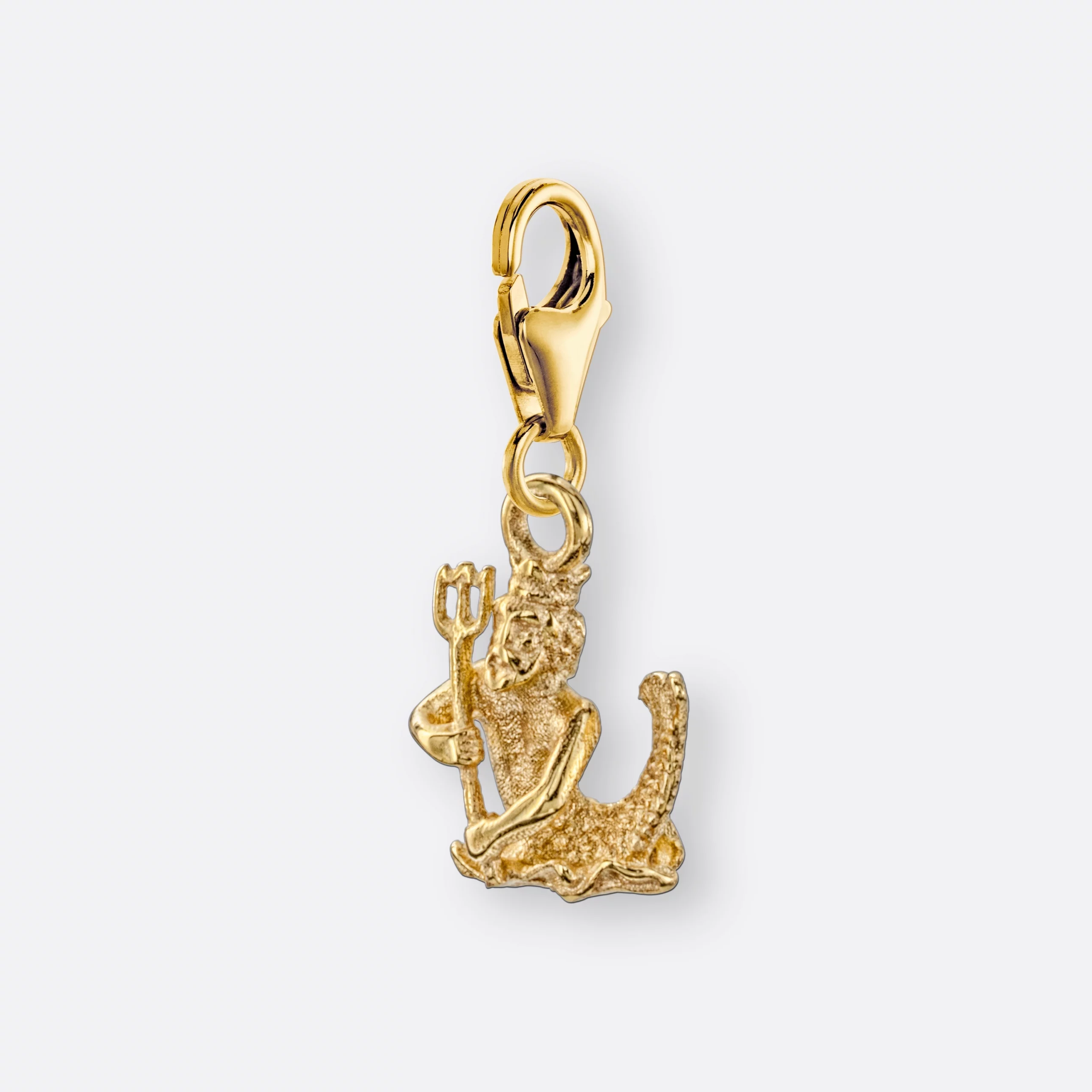 Wassermann Charm, Anhänger klein, 585er Gold 3 Wassermann Charm mit Anhänger klein, Gold, Seite