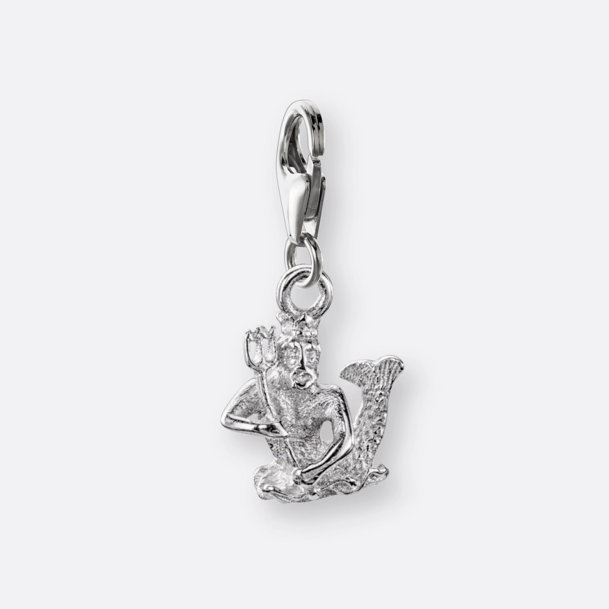 Wassermann Charm, Anhänger klein, 925er Silber 3 Wassermann Charm mit Sternzeichen-Anhänger klein, Silber, Vorne