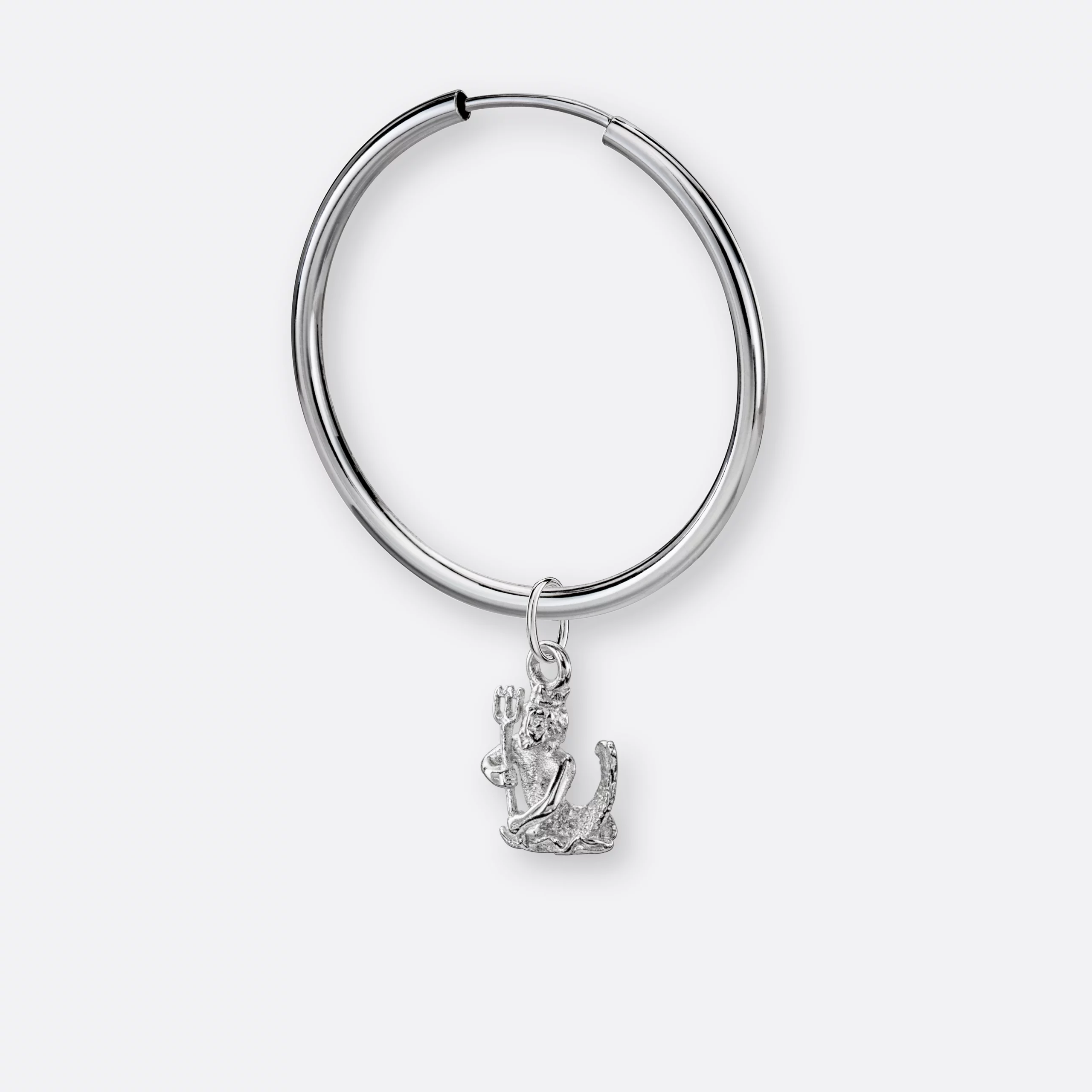 Wassermann Ohrring, Anhänger klein, 925er Silber 4 Wassermann Ohrring groß mit Sternzeichen Anhänger klein, Silber, Seite