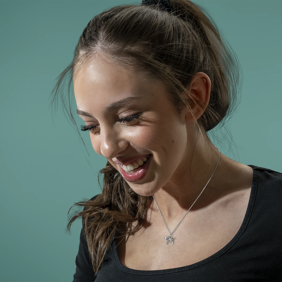 Stier Kette, Anhänger klein, 925er Silber 9 Kette mit Stier-Anhänger – Sternzeichen-Schmuck