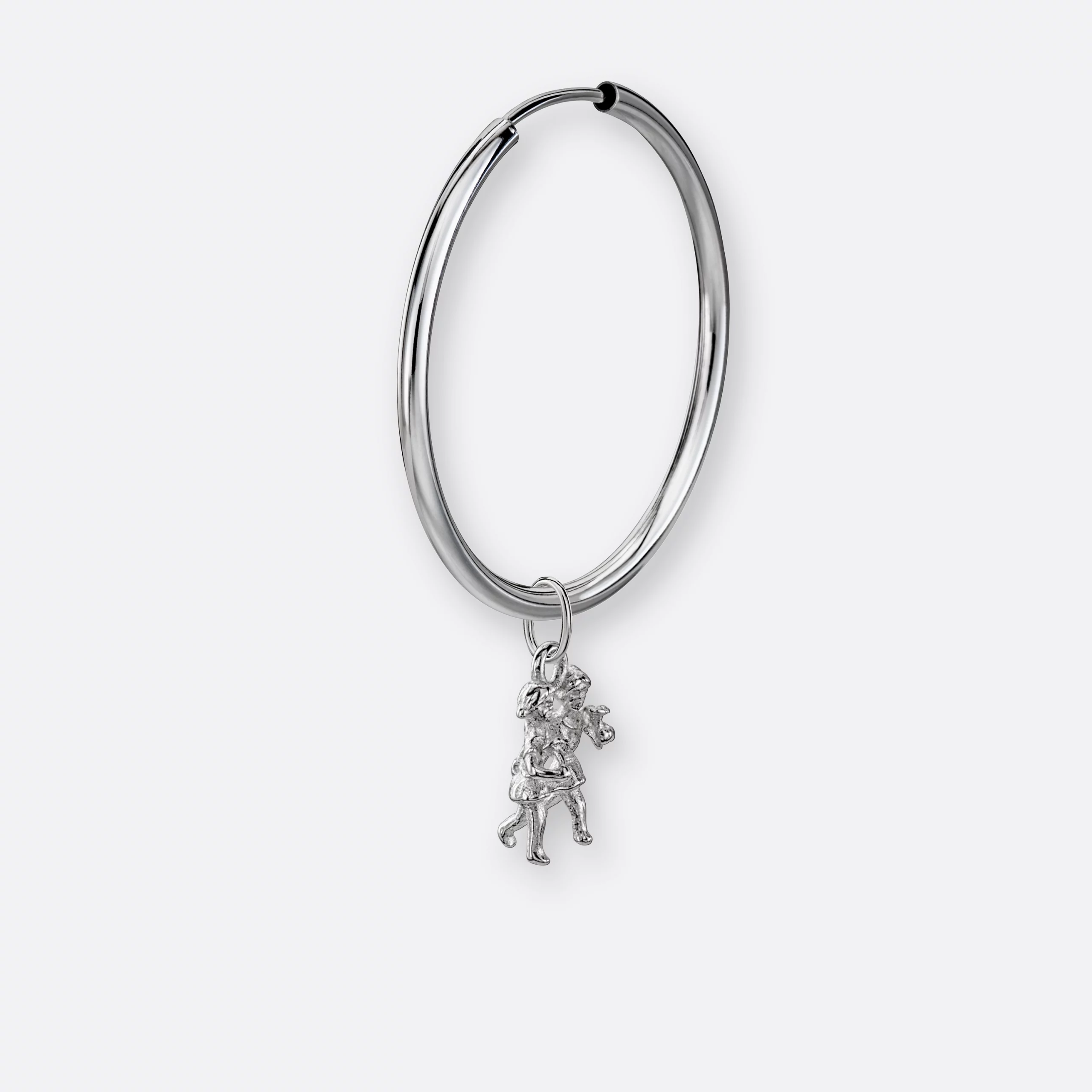 Zwillinge Ohrring, Anhänger klein, 925er Silber 8 Zwillinge Ohrring groß mit Sternzeichen Anhänger klein, Silber, Seite