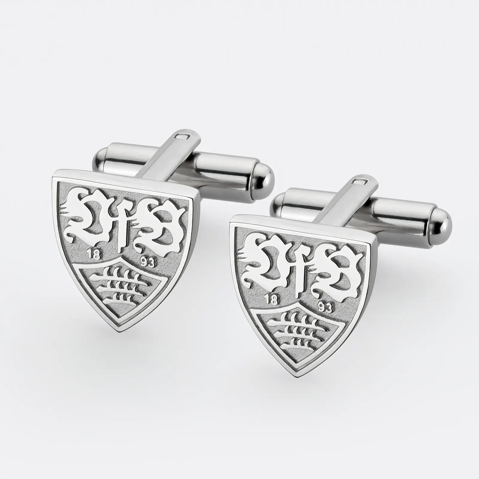 VfB Stuttgart Manschettenknöpfe aus massivem 925er Silber 20 VfB Manschettenknöpfe mit Wappen