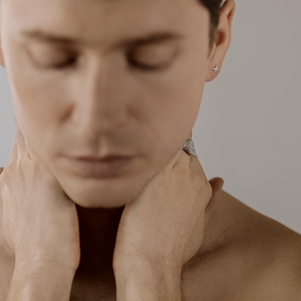 VfB Ohrstecker Paar aus massivem 925er Silber 3 VfB Stuttgart Ohrringe, Silber