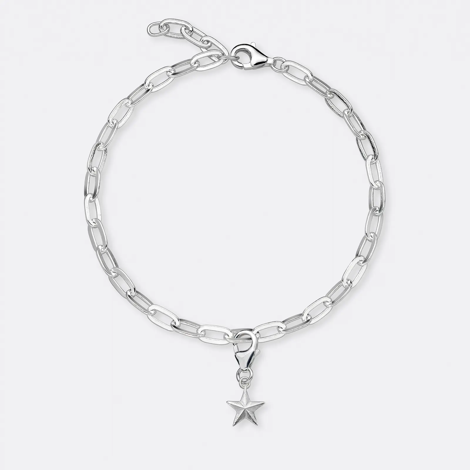 VfB Armband mit Charm Anhänger Meisterstern aus 925 er Silber 10 VfB Armband mit Charm Stern