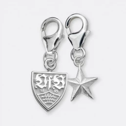 VfB Stuttgart Anhänger Charms mit Wappen und Stern